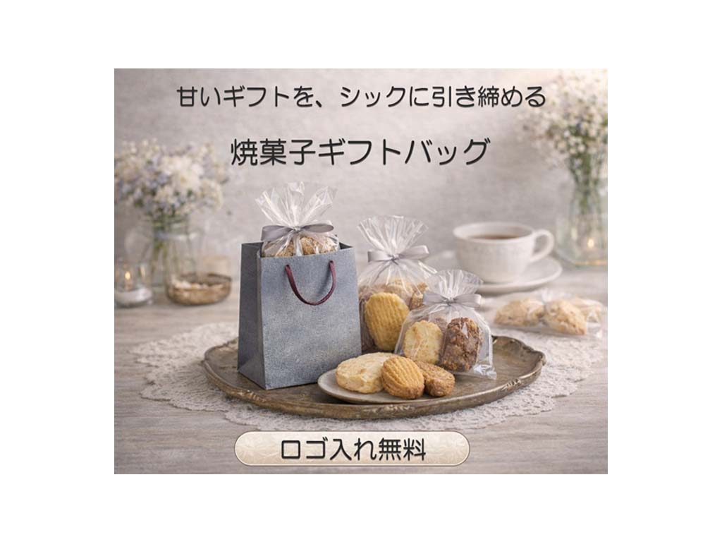 【実例紹介】洋菓子店に人気！ロゴ入れ無料で叶える「大人可愛い」パッケージ