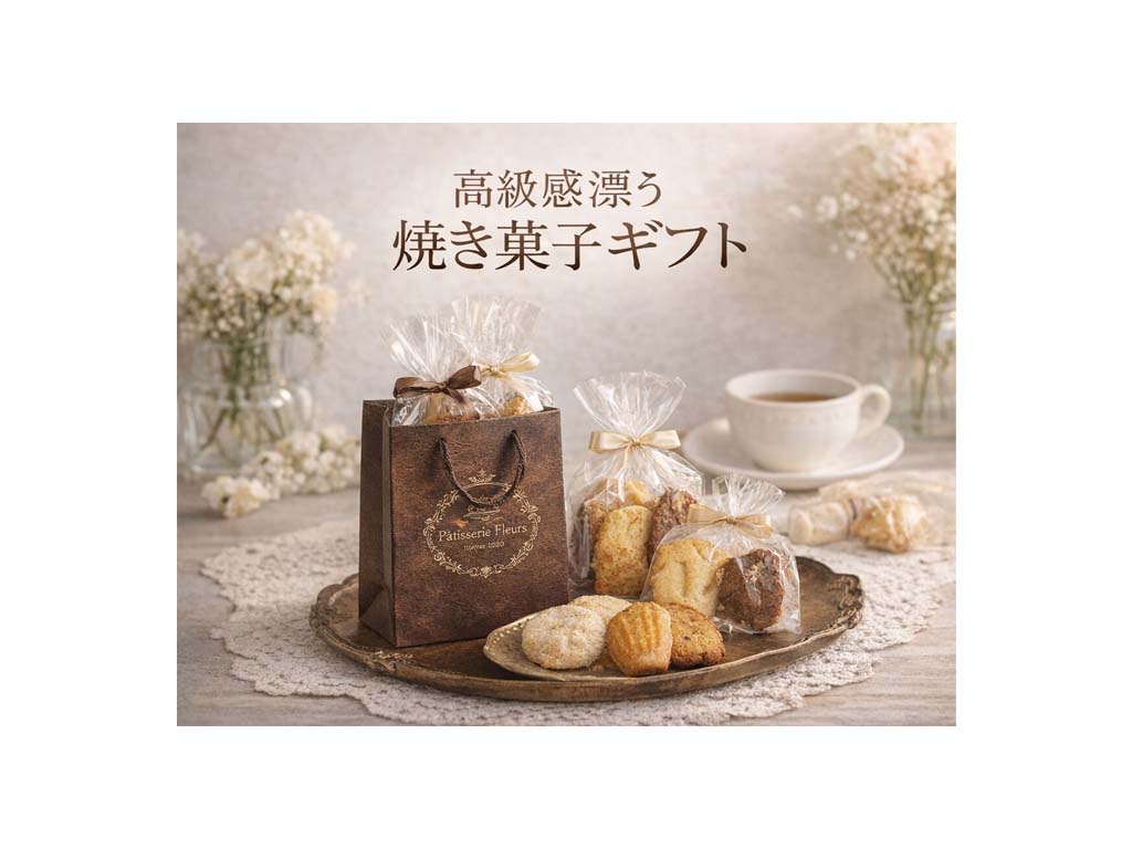 「高級感のあるプチギフトを演出！焼菓子用レザー調ミニバッグで他店と差をつけるラッピング術」