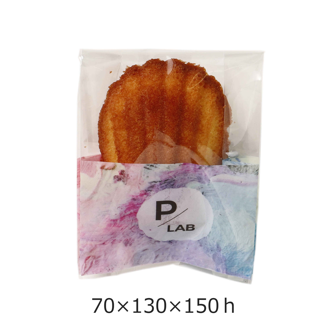 オリジナル小袋　フィナンシェ　小ロットで作れます。　オリジナルパッケージはパックラボへ　洋菓子店、ケーキ屋さんのアイテム