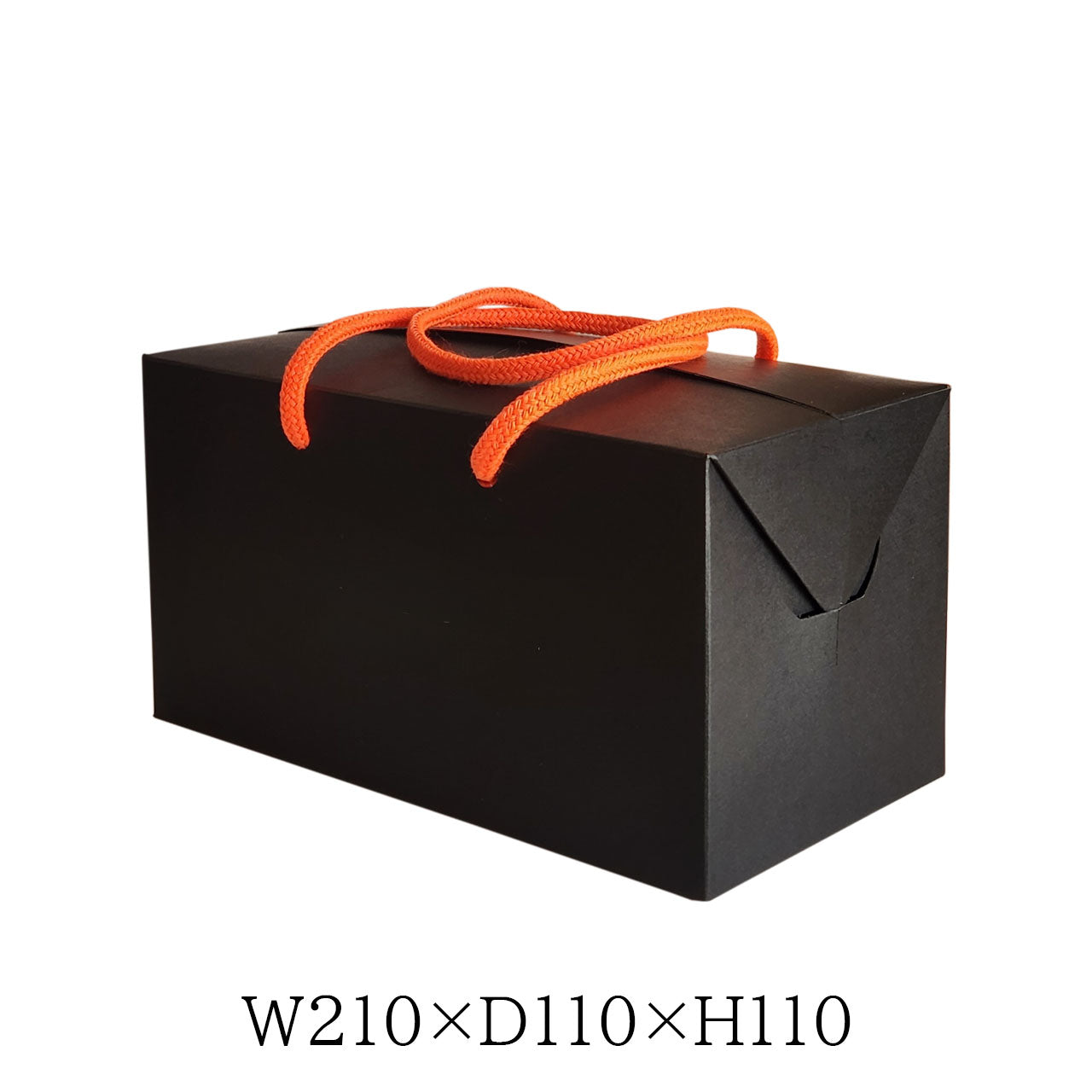 ワンタッチ箱　ブラック（大）　箔押し　なし　あり