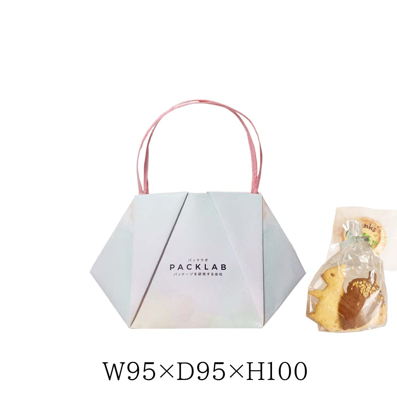 紙袋　ギフト　6角形　６種類　紙質　上質110kg　サイズ　W95×D95×H100ｍｍ