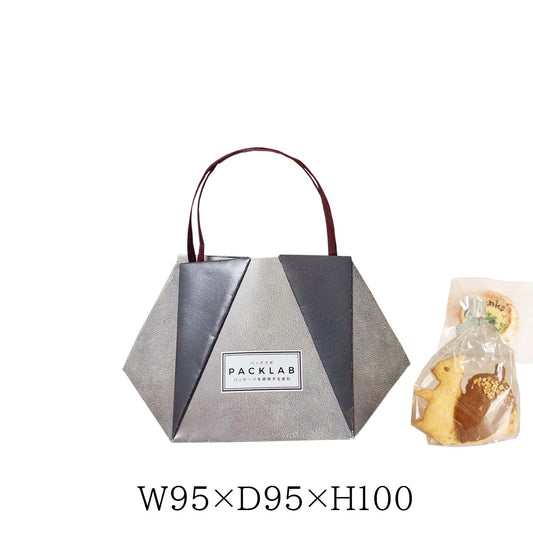 紙袋　ギフト　6角形　６種類　紙質　上質110kg　サイズ　W95×D95×H100ｍｍ