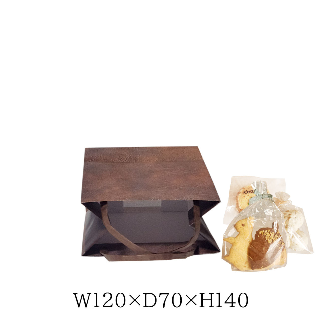 手提げ紙袋　デザイン6種類　ミニペーパーバッグ