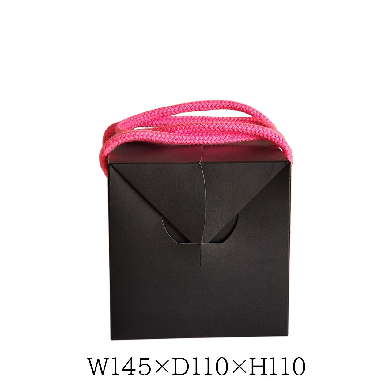 ワンタッチ箱　ブラック（小）　箔押し　なし　あり