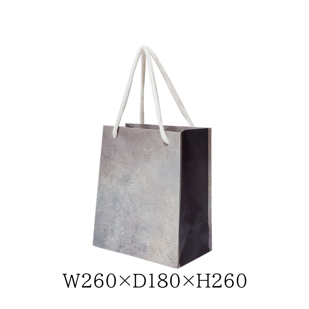 紙袋　手提げ紙袋　６種類　　サイズ　W200×D180×H260ｍｍ　紙質　上質1100kg