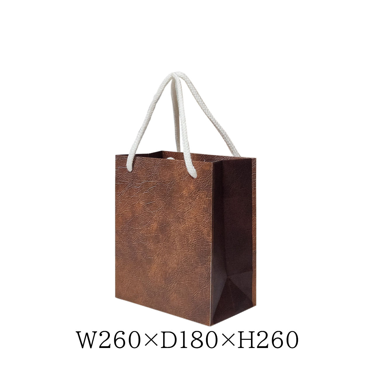 紙袋　手提げ紙袋　６種類　　サイズ　W200×D180×H260ｍｍ　紙質　上質1100kg